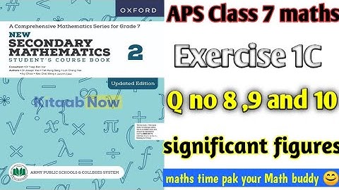 Exercise 1C Question no 8 , 9 and 10 || APS Class 7 maths || maths time pak