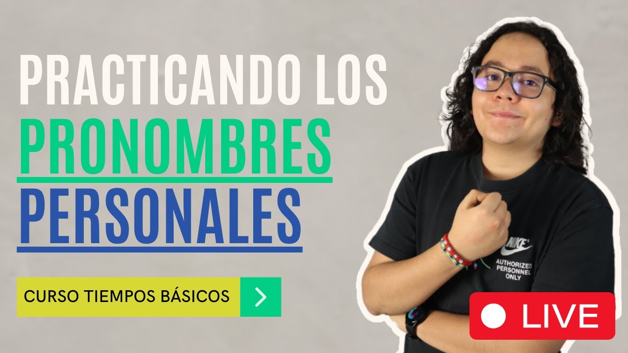 Domina fácilmente los pronombres en inglés en una clase...