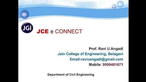 JCE CV APPLIED HYDRAULICS 18CV43 Module #4/Lect 4.8.5