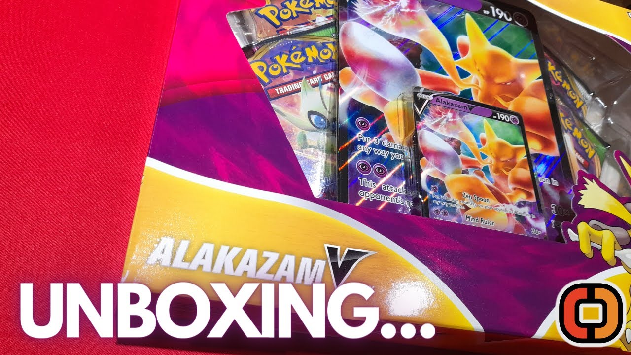 Unboxing... Pokemon Alakazam V Collection Box Unboxing... Pokemon Alakazam V Collection Box