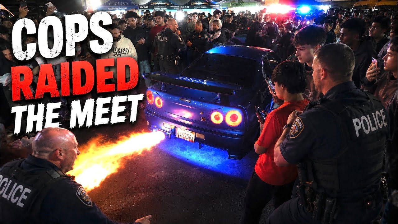 INSANE LA Car Meet Gets Shut Down By Police! - YouTube
