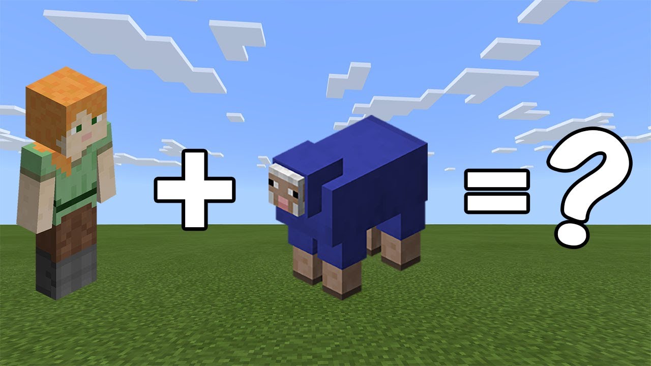 I Combined Alex and a Blue Sheep in Minecraft Here's WHAT Happened