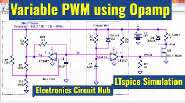 How to Create Variable Duty Cycle PWM Signals in LTSpice Using Op-Amp