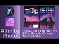 How to Make A Retro 80s Book Cover Template in Affinity Photo