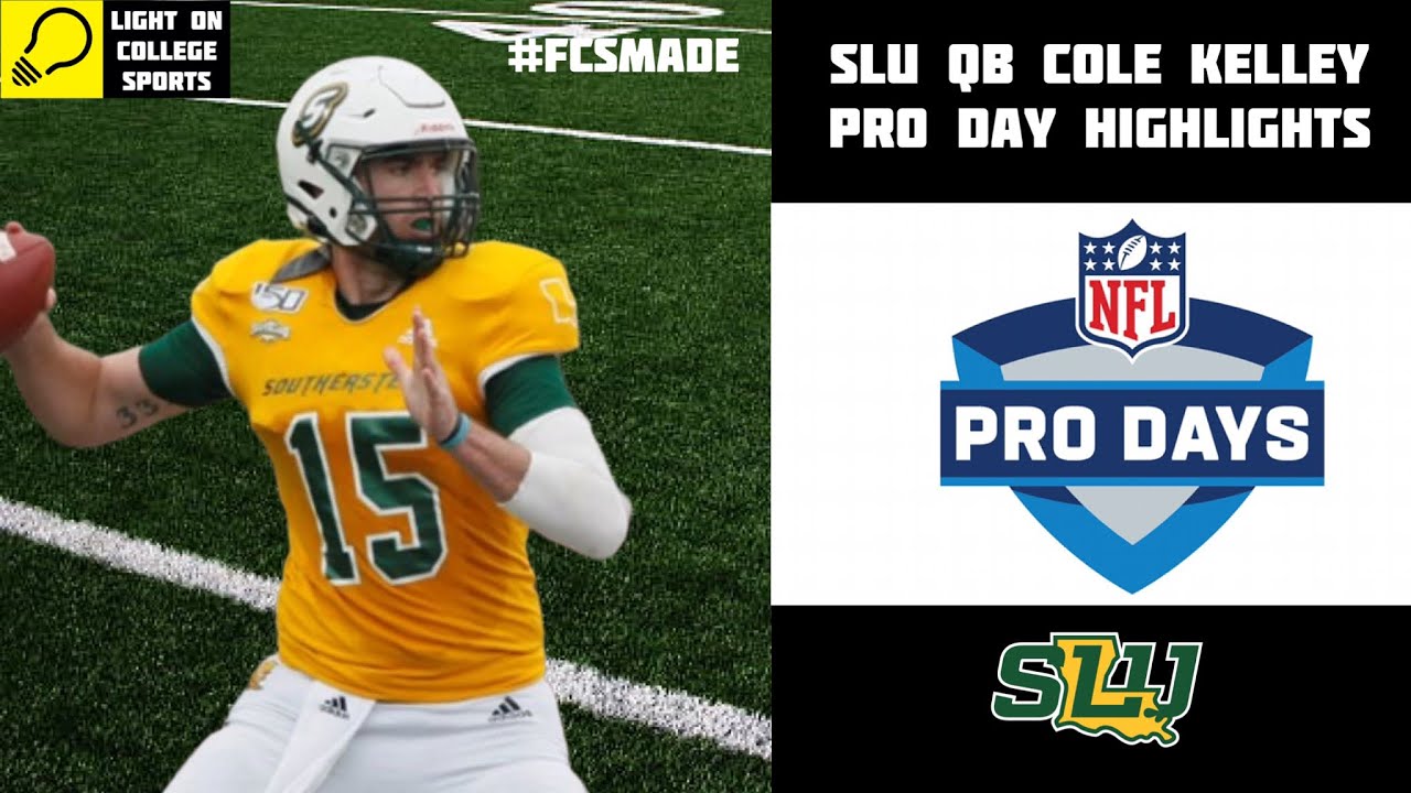 Southeastern Louisiana Qb Cole Kelley Pro Day At New Orleans Saints Facility Highlights