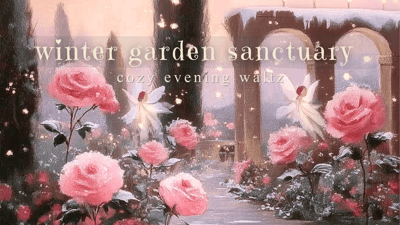 Winter Garden Sanctuary 🧚‍♀️ Cozy Evening Waltz for Work, Study & Relaxation