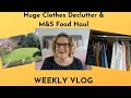 Weekly Vlog: Huge Clothes Declutter & M&S Food Haul