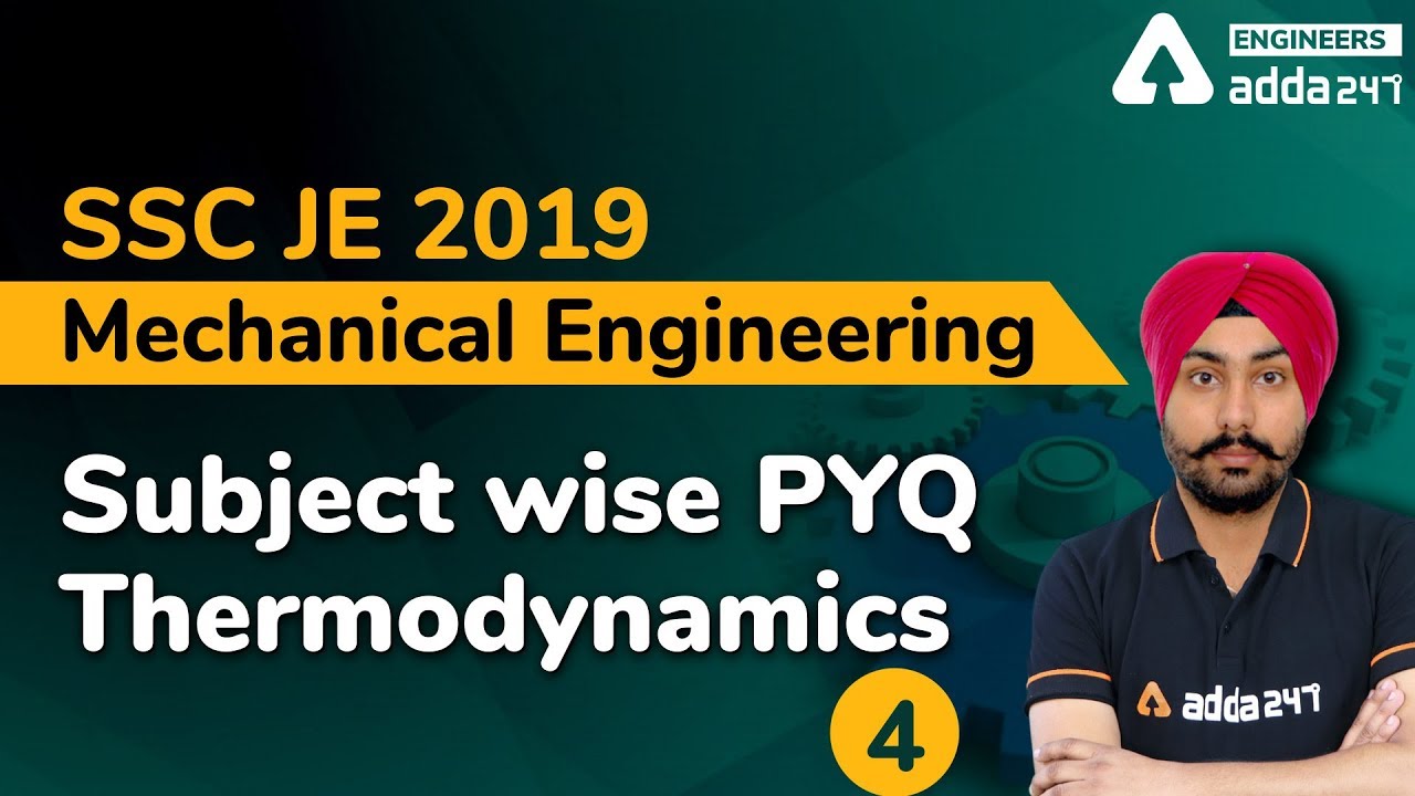Subject Wise Previous Year Questions Thermodynamics Set 4