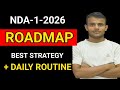 NDA-1-2026 ROADMAP 🔥 MY DAILY ROUTINE