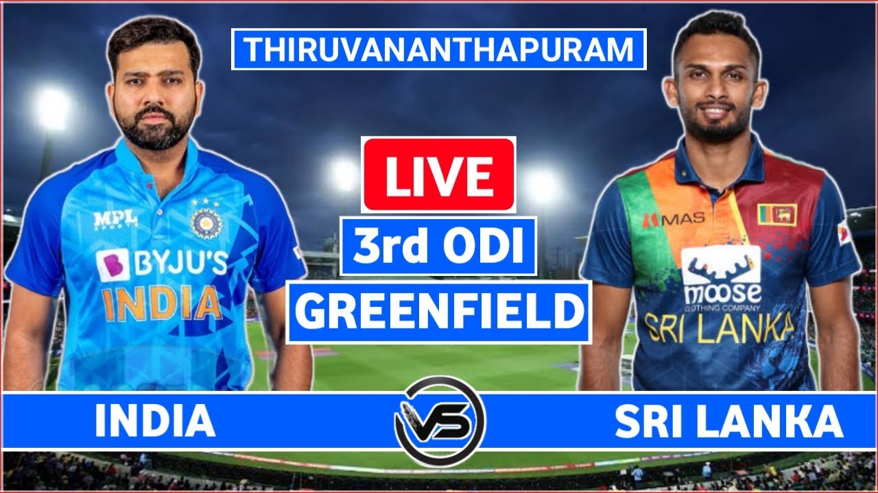 IND vs SL 3rd ODI Live Scores & Commentary India vs Sri Lanka 3rd ODI