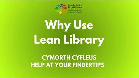 Why use Lean Library