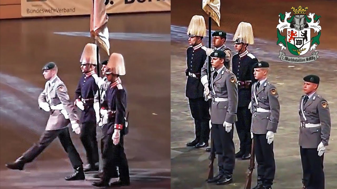 In preußischer Uniform: Drillteam 7./Wachbataillon - Bundeswehr Military Tattoo Marschmusik
