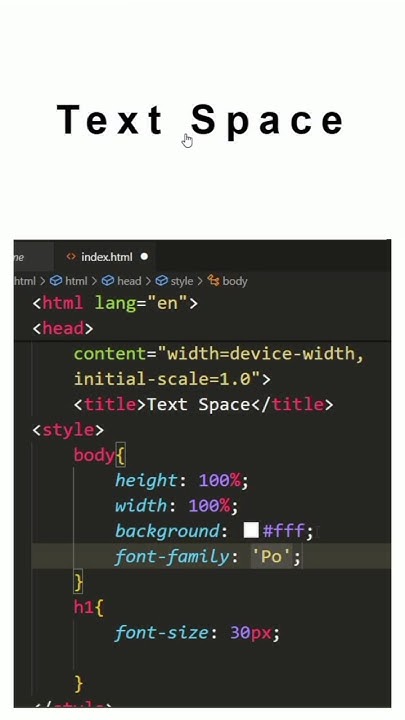 How to add space between text in html_ css | amazing Tex space in css # ...