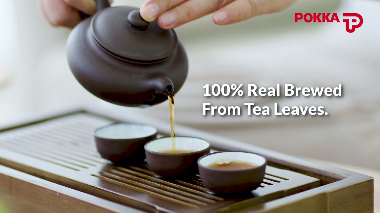 POKKA Oolong Tea 100 Real Brewed From Tea Leaves. YouTube