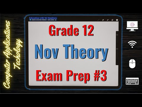 GRADE 12 CAT Theory Final Prep | IEB Sept Paper | Part 2