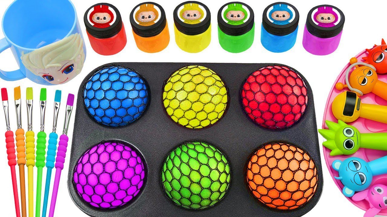 Oddly Satisfying Video l Making DIY Labubu Creative 6 Balloons FROM Sprunki Real Sounds Disney ASMR