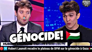 🔴➡️Un étudiant (Hubert Launoit) recadre 3 journalistes sur le génocide à Gaza 🇵🇸