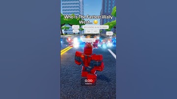 Who Will Be The Fastest Wally ?! #flashpoint #roblox