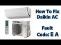 how to fix daikin air conditioner error code ea?