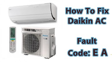 how to fix daikin air conditioner error code ea?