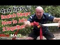 4x4 snatch strap how to join two snatch straps together