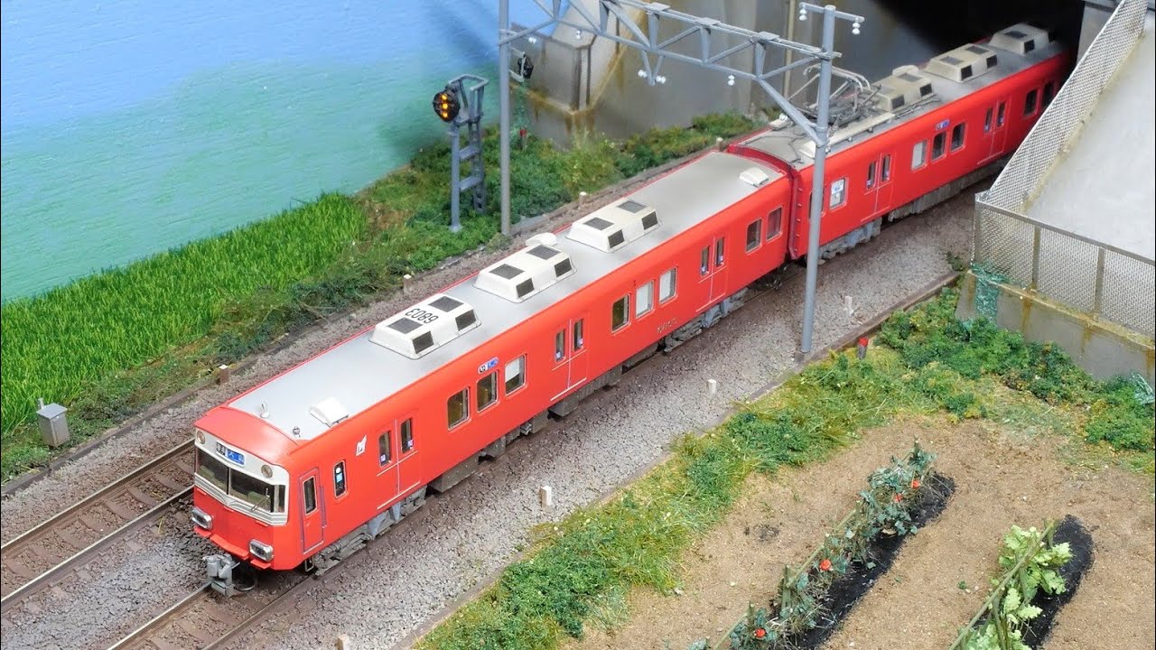 【名鉄】GM塗装済キットに挑戦 (後編) / Nゲージ 鉄道模型