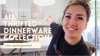 My Thrifted Dinnerware Collection | All About Kamea | @MikeePatrixia