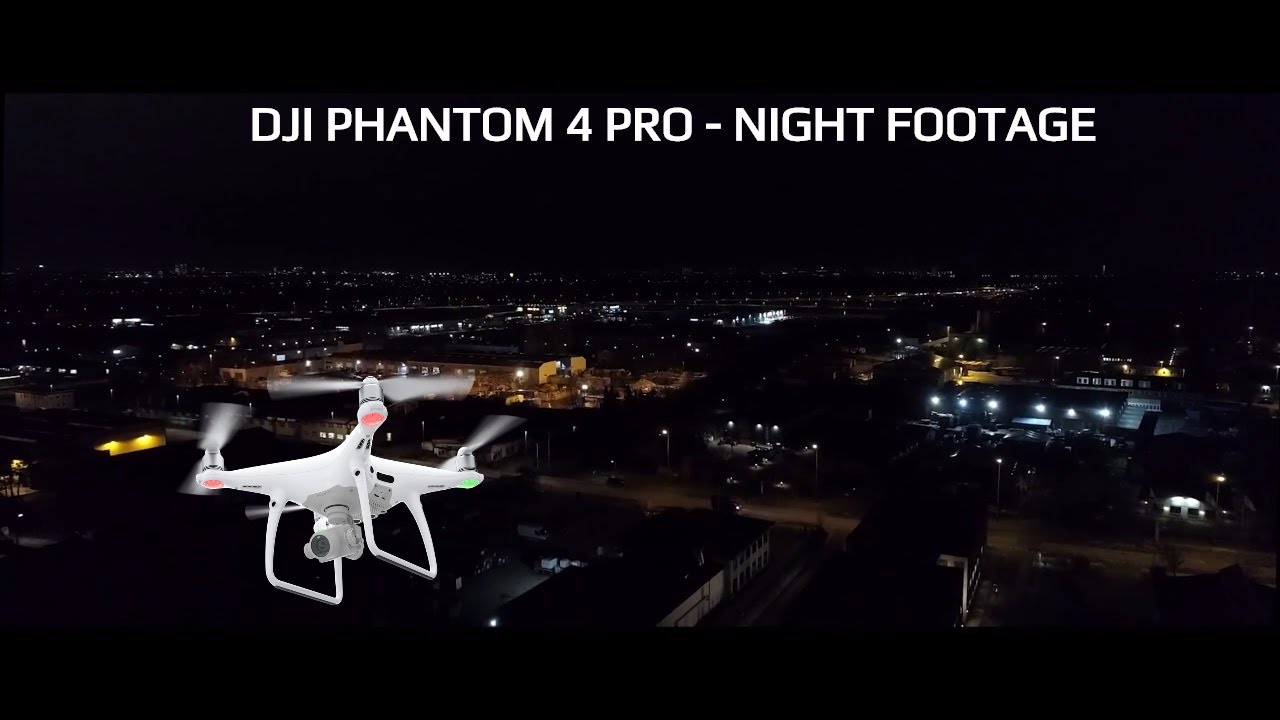 DJI Phantom 4 pro - Copenhagen Night Flight