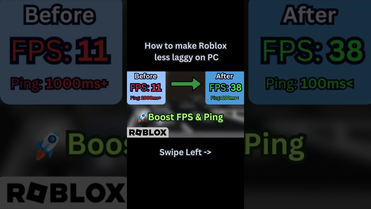 How To Make Roblox Less Laggy On PC Short Version YouTube