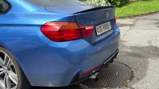 BMW F32 435xi N55 cold start Eisenmann Exhaust