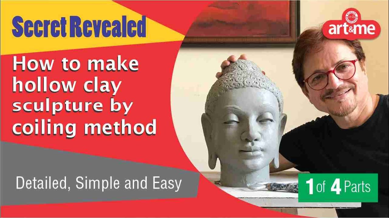 Secret Revealed! How to make Hollow Clay Sculpture by Coiling method ...