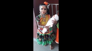 folk dance/nadodi nrutham - sahodaya kids fest '20...pennamma njanoru nadodiii for kids...