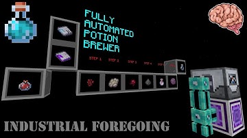 Automatic Potion Brewer Tutorial - Industrial Foregoing & Advanced AE2