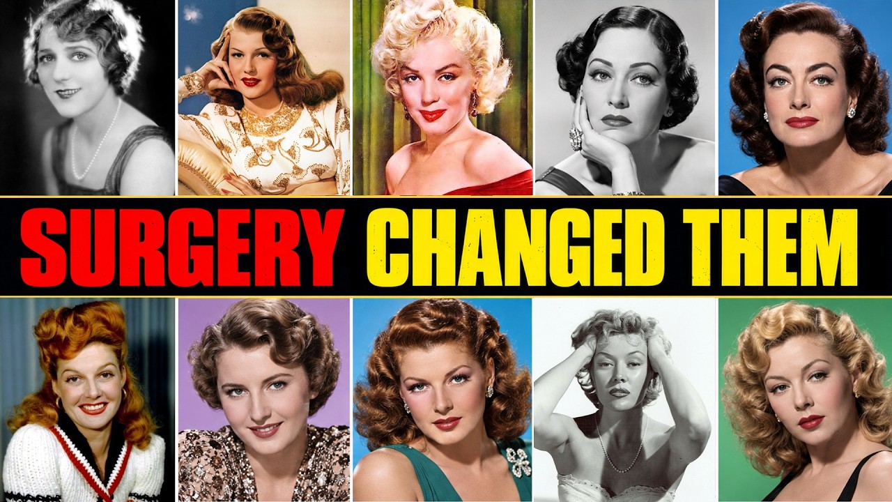 16 Secret Surgeries That Transformed Golden Age Stars Forever