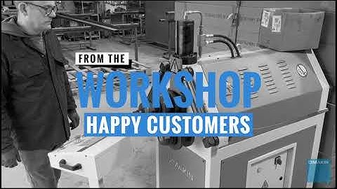 Bending Metal Profiles with the New DIMAKIN Ring Roller | Merebrow Smithy