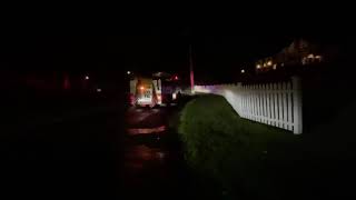 Harrison Fire Engine 12 Returning to Headquarters From a Quickly K/D Fire