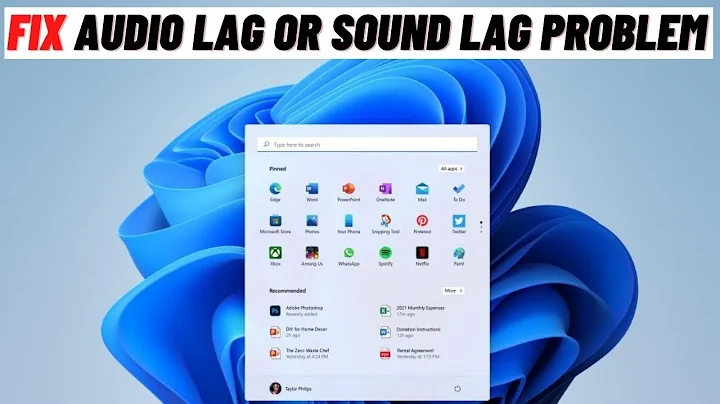 How To Fix Audio Lag or Sound Lag Problem in Windows 11