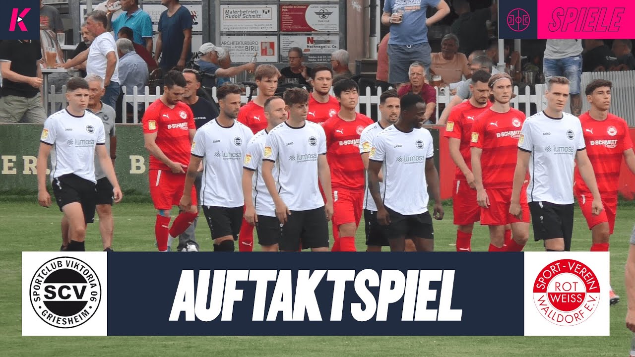 Spannung pur: Saisoneröffnung inkl. Traumtor in der Hessenliga | SC Viktoria Griesheim - RW Walldorf