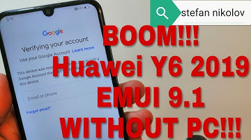 BOOM!!! Huawei Y6 2019 MRD-LX1. Remove Google Account, Bypass FRP.