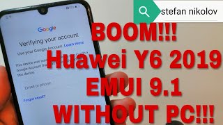 BOOM!!! Huawei Y6 2019 MRD-LX1. Remove Google Account, Bypass FRP.