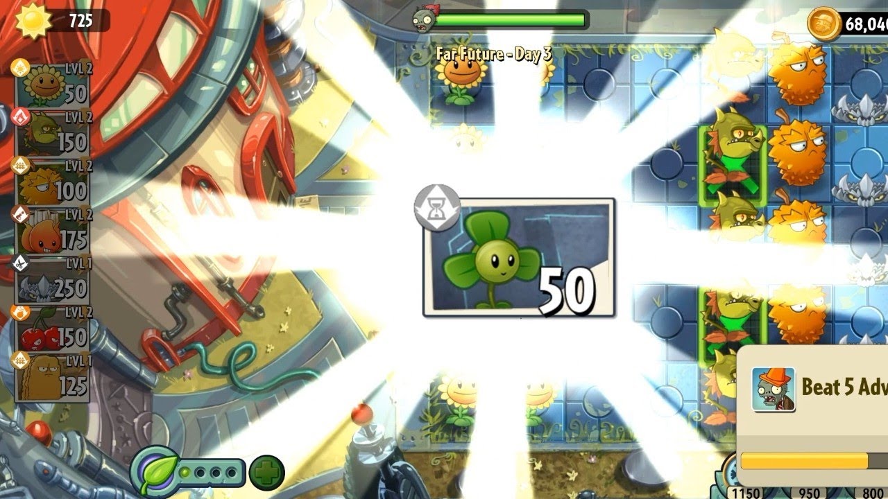 FAR FUTURE ( DAY 3) | PLANTS VS ZOMBIES 2 | PVZ 2 | JANES GAMES - YouTube