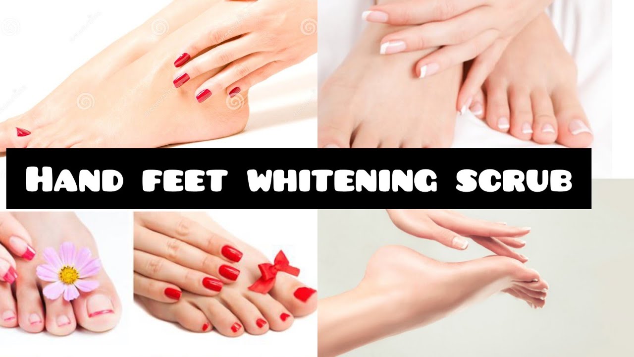 Hand and feet whitening scrub how to brighten hand+feed and lighten