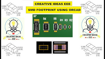 SMD LED Footprint Creation Using Allegro OrCAD 17.2  #Arduino #LabView #Electronics circuits