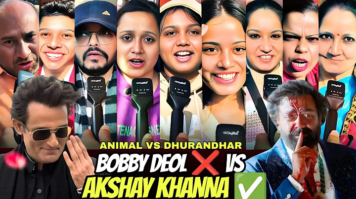 Bobby Deol ❌ akshay khanna ✅ | animal vs dhurandhar public reaction | dhurandhar public review