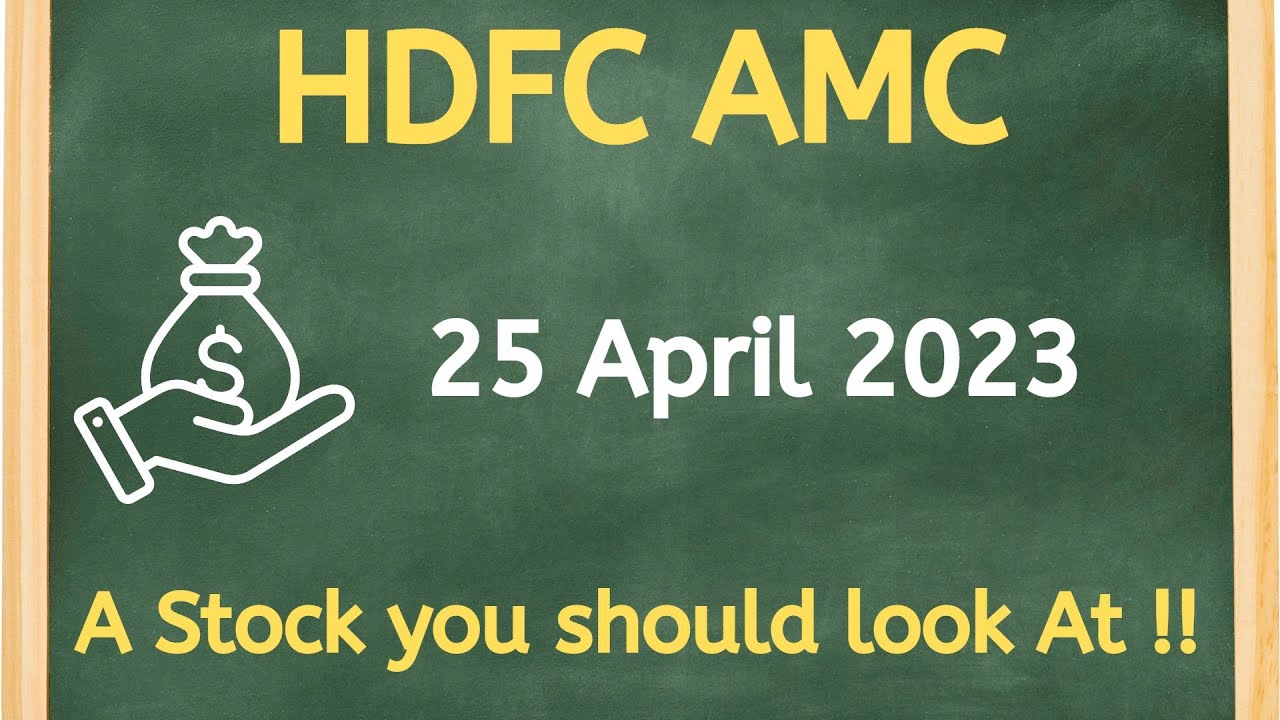 Hdfc Amc share Brilliant Valuations !! Hdfc amc share latest news