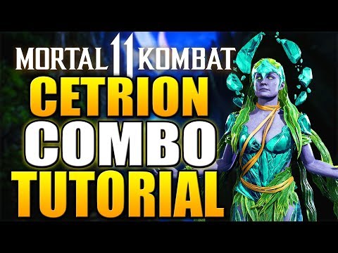 Mortal Kombat 11 Cetrion Combo Tutorial - Cetrion Krushing Blow Combo Guide Daryus P