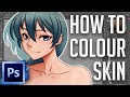Basic skin coloring tutorial  clean anime style