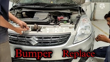 How to replace Maruti Suzuki Swift dzire front bumper.