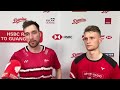 Reaktioner Niclas Nøhr/Kasper Antonsen efter 1. runde i DANISA Denmark Open presented by VICTOR