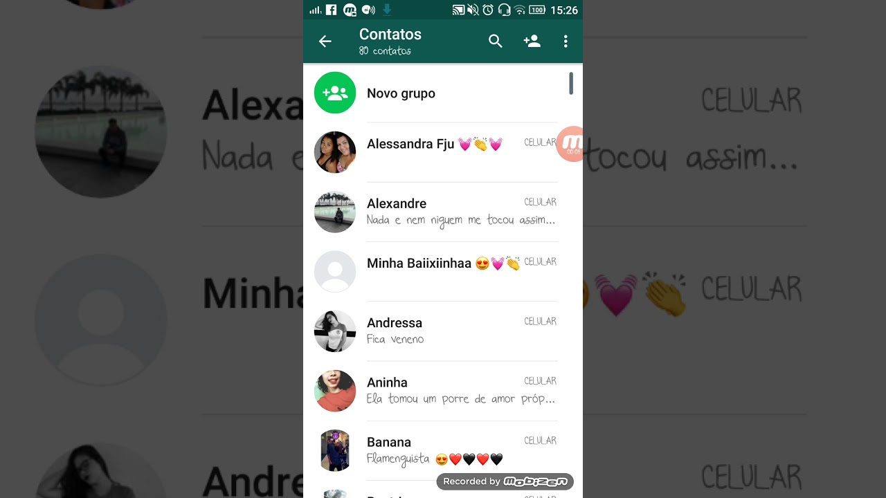 Números de whatsapp YouTube